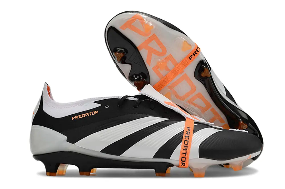 Adidas Predator Elite Foldover Tongue FG - Black/White/Orange