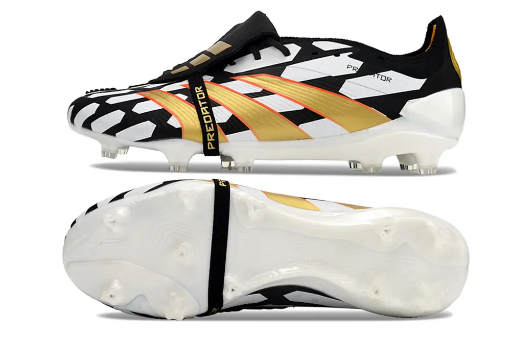 Adidas Predator Elite Foldover Tongue FG - Black/Gold/White