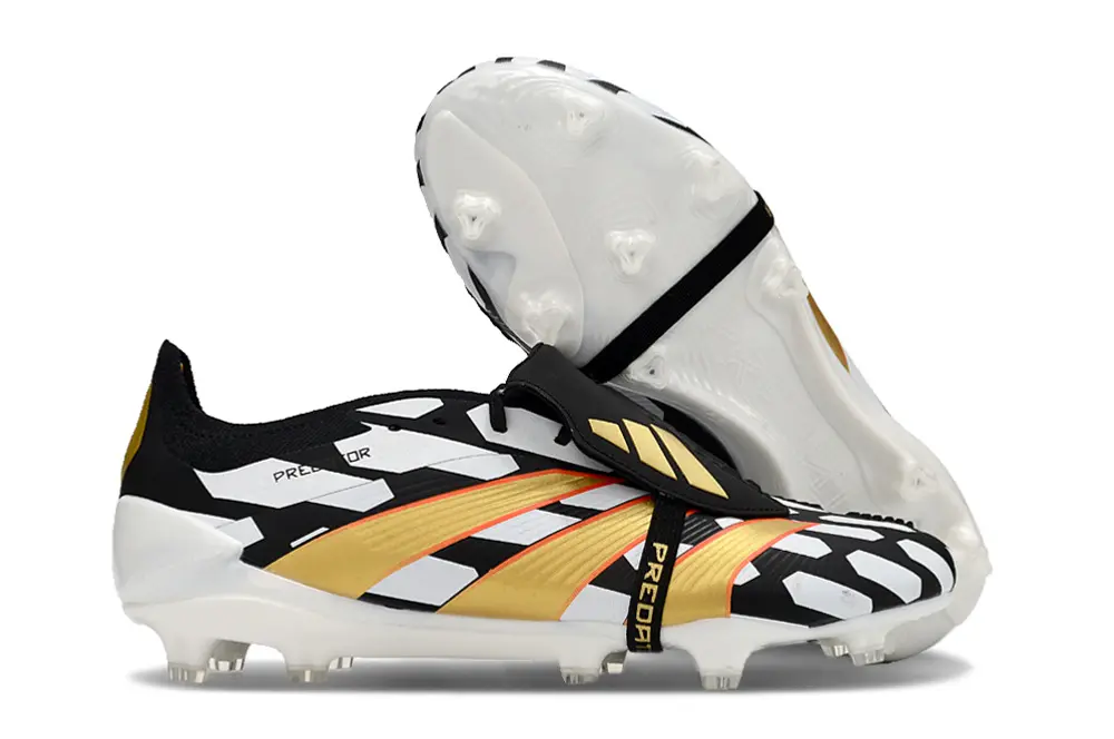 Adidas Predator Elite Foldover Tongue FG - Black/Gold/White