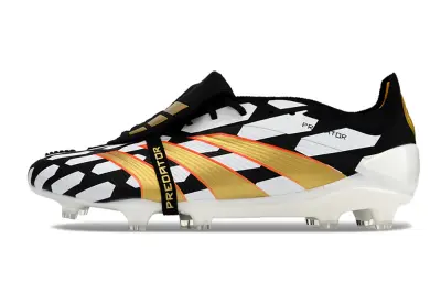 Adidas Predator Elite Foldover Tongue FG - Black/Gold/White