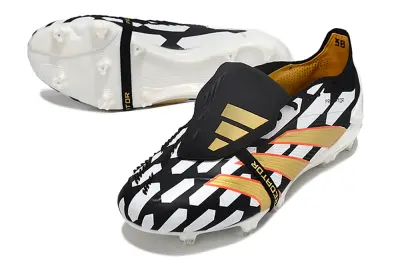 Adidas Predator Elite Foldover Tongue FG - Black/Gold/White