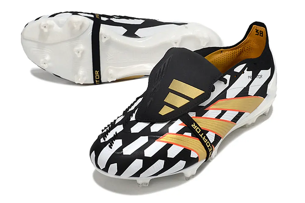 Adidas Predator Elite Foldover Tongue FG - Black/Gold/White