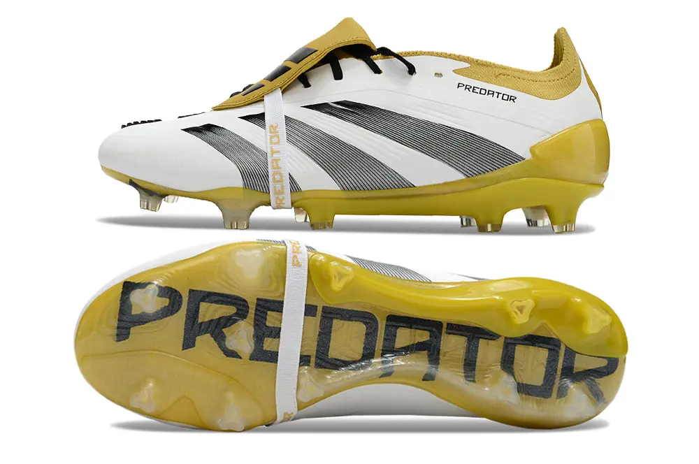 Adidas Predator Elite Foldover Tongue FG - White/Gold/Black