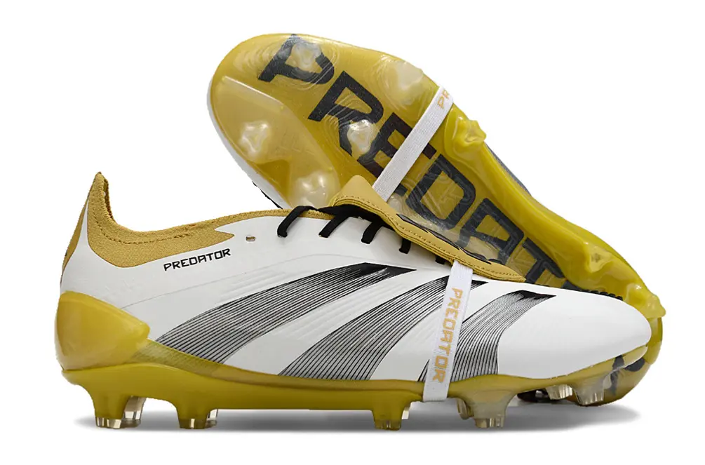 Adidas Predator Elite Foldover Tongue FG - White/Gold/Black