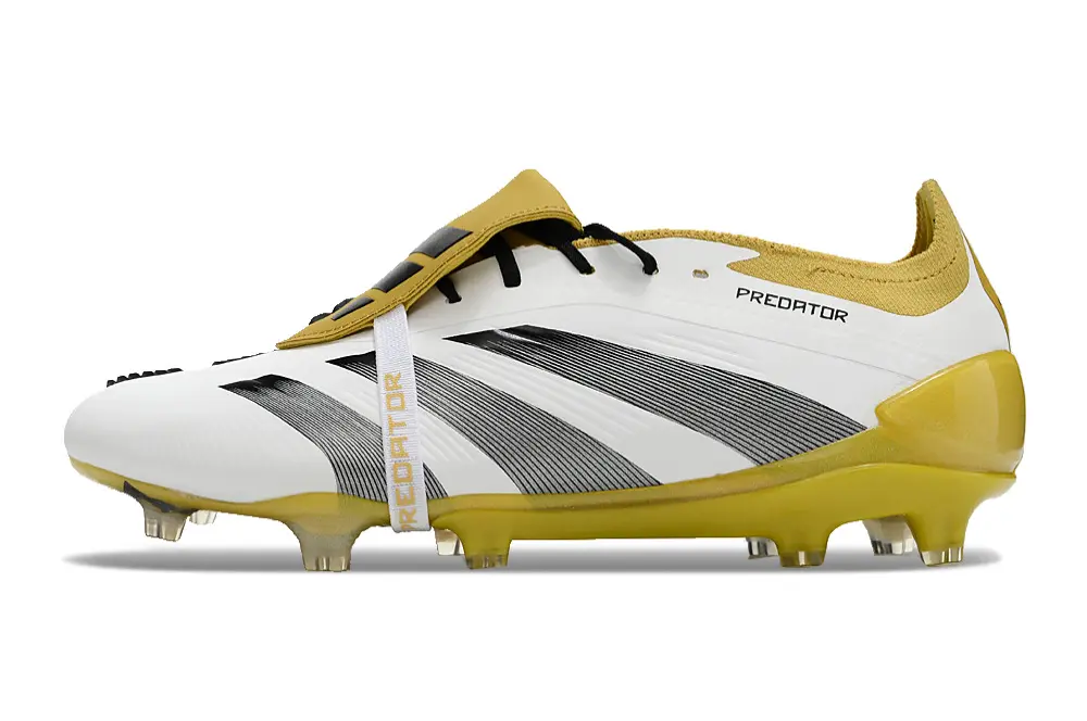 Adidas Predator Elite Foldover Tongue FG - White/Gold/Black