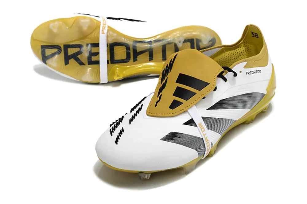 Adidas Predator Elite Foldover Tongue FG - White/Gold/Black