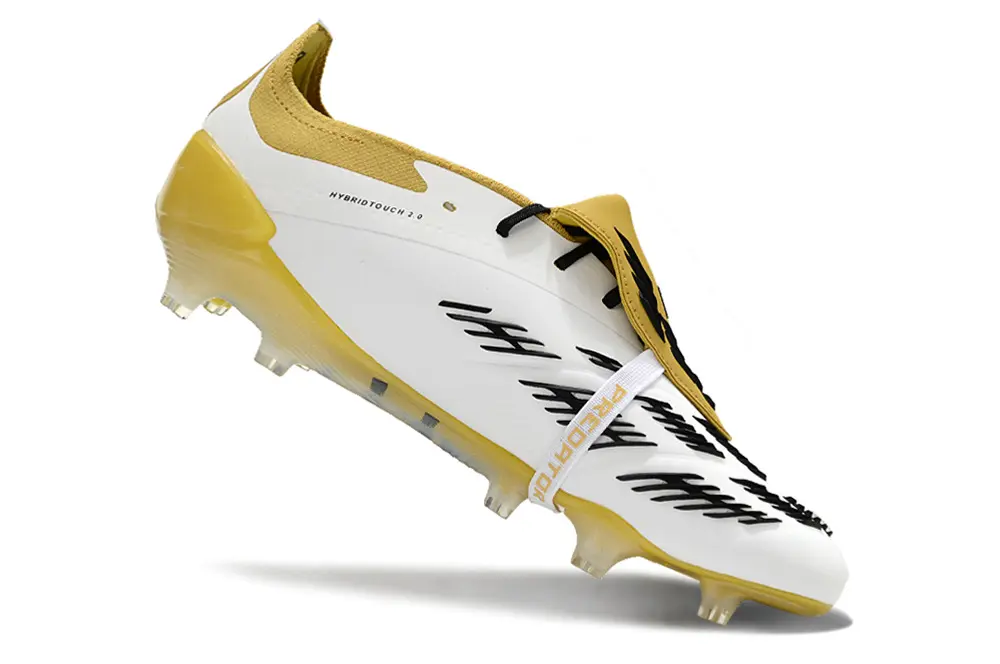 Adidas Predator Elite Foldover Tongue FG - White/Gold/Black
