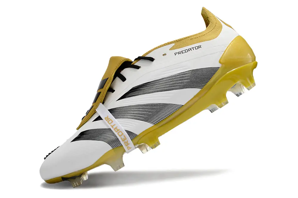 Adidas Predator Elite Foldover Tongue FG - White/Gold/Black