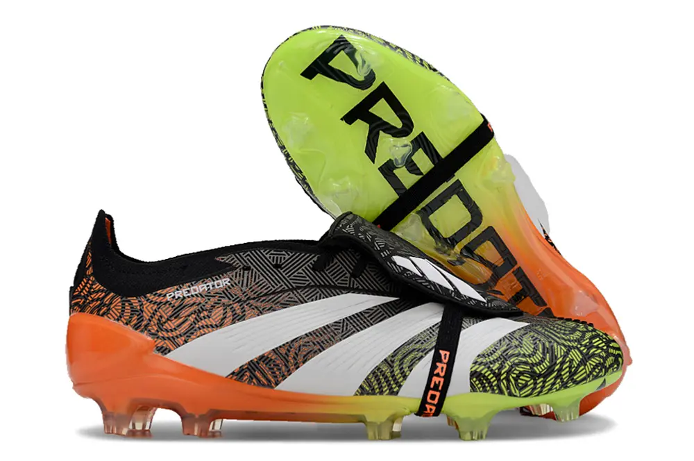 Adidas Predator Elite Foldover Tongue FG - Yellow/Neon Yellow/Orange Blaze