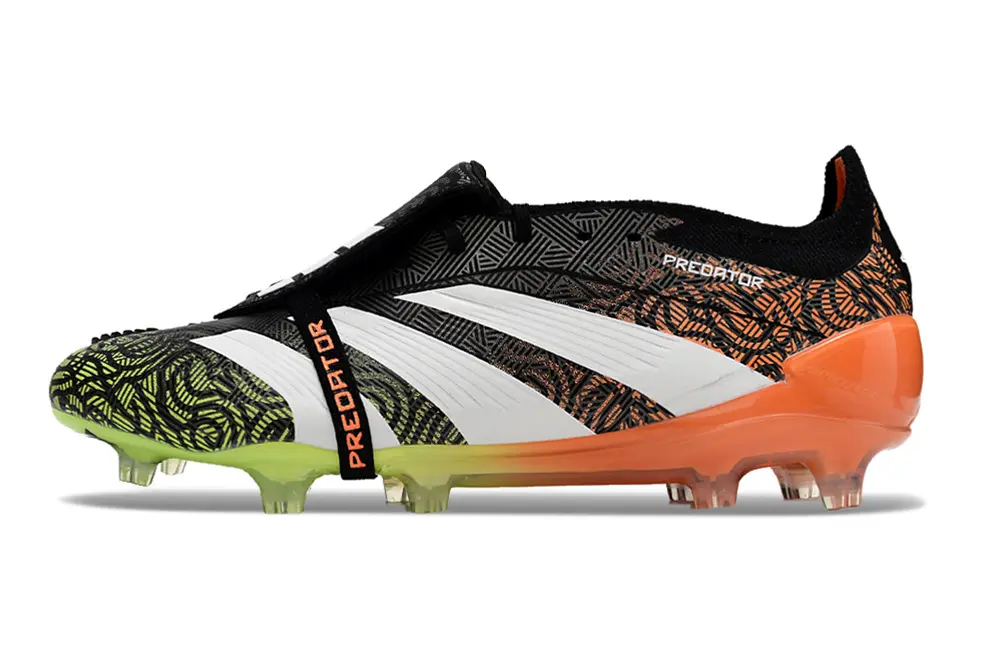 Adidas Predator Elite Foldover Tongue FG - Yellow/Neon Yellow/Orange Blaze