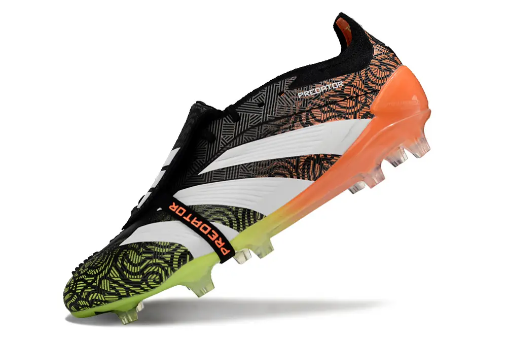 Adidas Predator Elite Foldover Tongue FG - Yellow/Neon Yellow/Orange Blaze