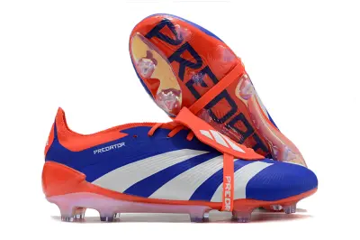 Adidas Predator Elite Foldover Tongue FG - Blue/Electric Orange/Radiant Blue