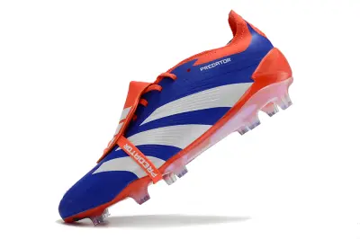 Adidas Predator Elite Foldover Tongue FG - Blue/Electric Orange/Radiant Blue