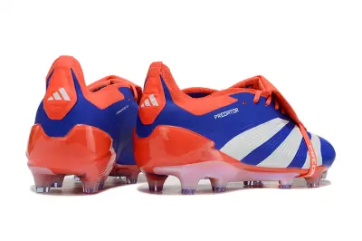 Adidas Predator Elite Foldover Tongue FG - Blue/Electric Orange/Radiant Blue