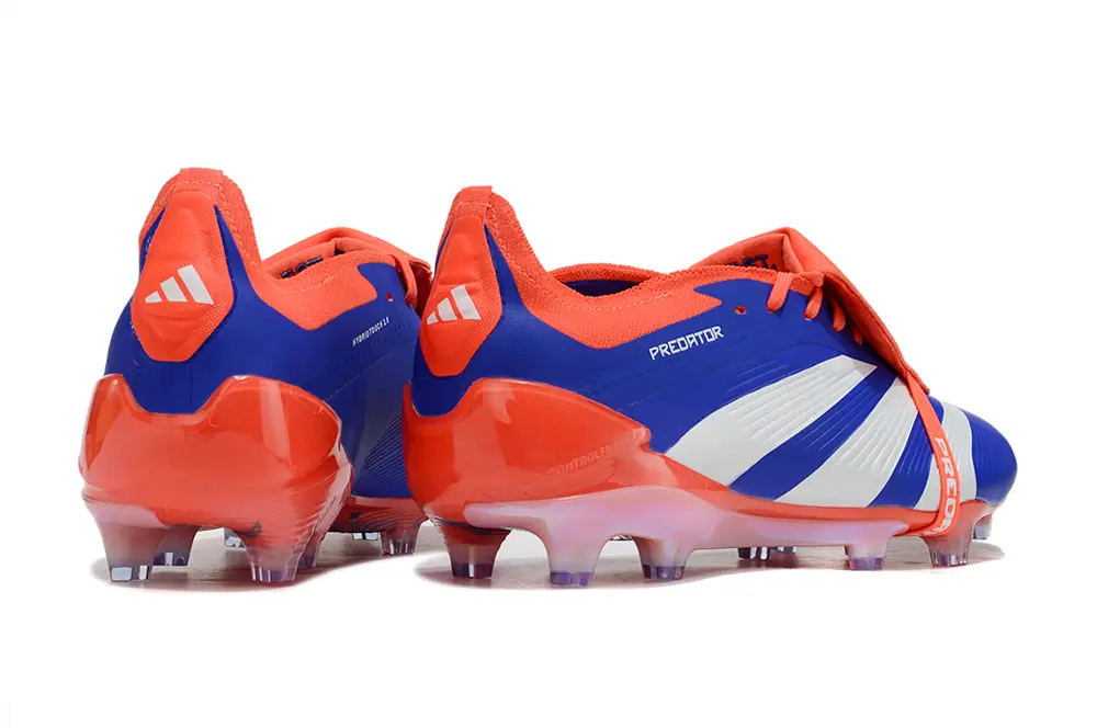 Adidas Predator Elite Foldover Tongue FG - Blue/Electric Orange/Radiant Blue