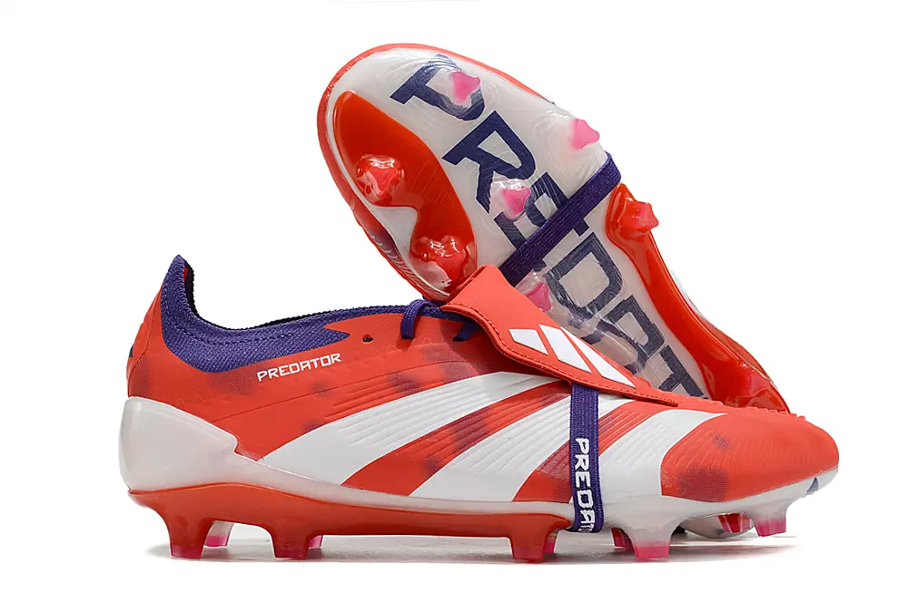 Adidas Predator Elite Foldover Tongue FG - Red/Crimson Blaze/Deep Purple