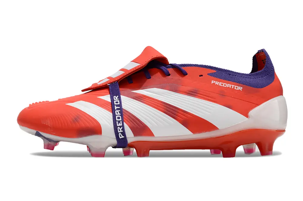 Adidas Predator Elite Foldover Tongue FG - Red/Crimson Blaze/Deep Purple