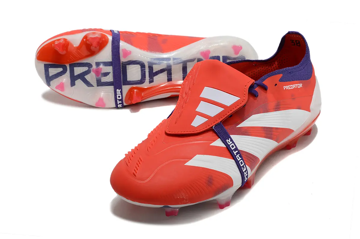 Adidas Predator Elite Foldover Tongue FG - Red/Crimson Blaze/Deep Purple