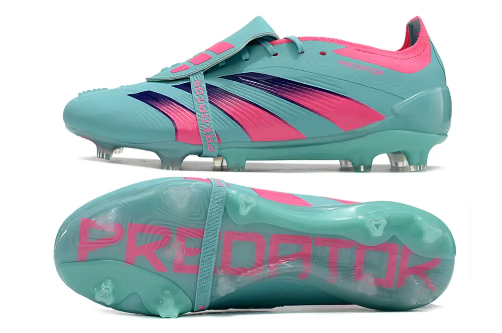 Adidas Predator Elite Foldover Tongue FG - Aqua/Pink Splash/Navy Hues