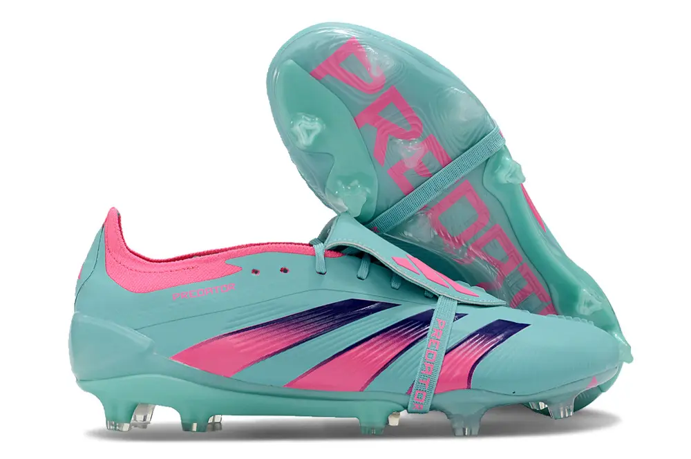 Adidas Predator Elite Foldover Tongue FG - Aqua/Pink Splash/Navy Hues
