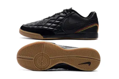 Nike Tiempo Ligera IV 10R IC - Black/Midnight Black/Gum Sole