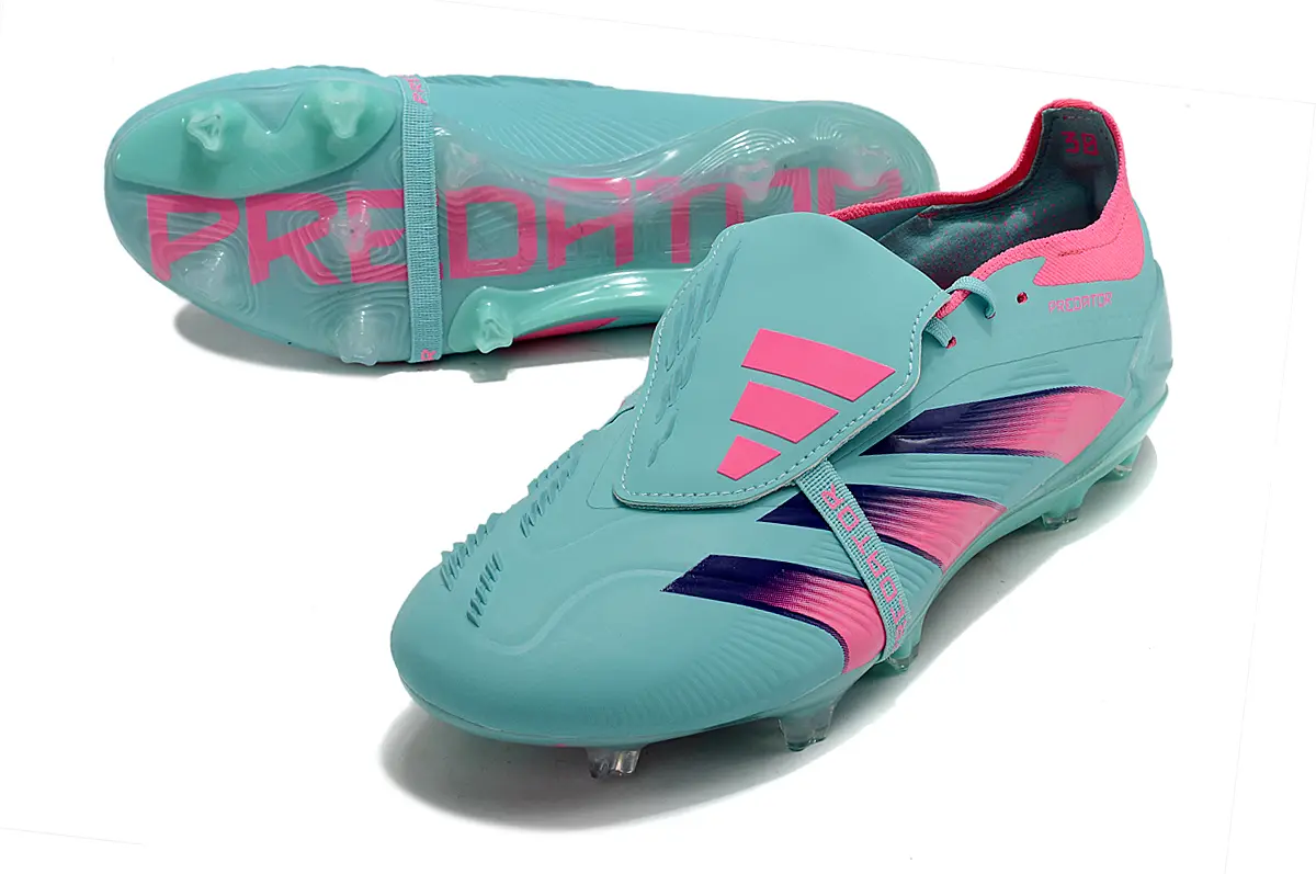 Adidas Predator Elite Foldover Tongue FG - Aqua/Pink Splash/Navy Hues