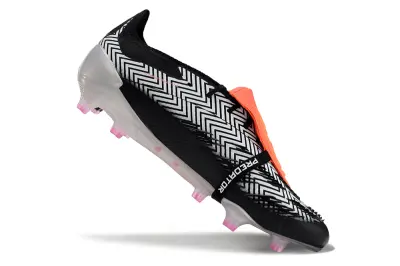 Adidas Predator Elite Foldover Tongue FG - Black/Electric Orange/Metallic Silver