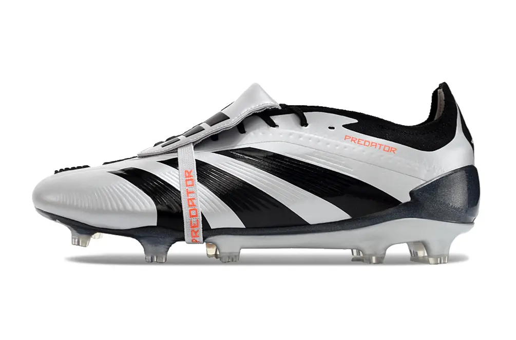 Adidas Predator Elite Foldover Tongue FG - Silver/Black/White