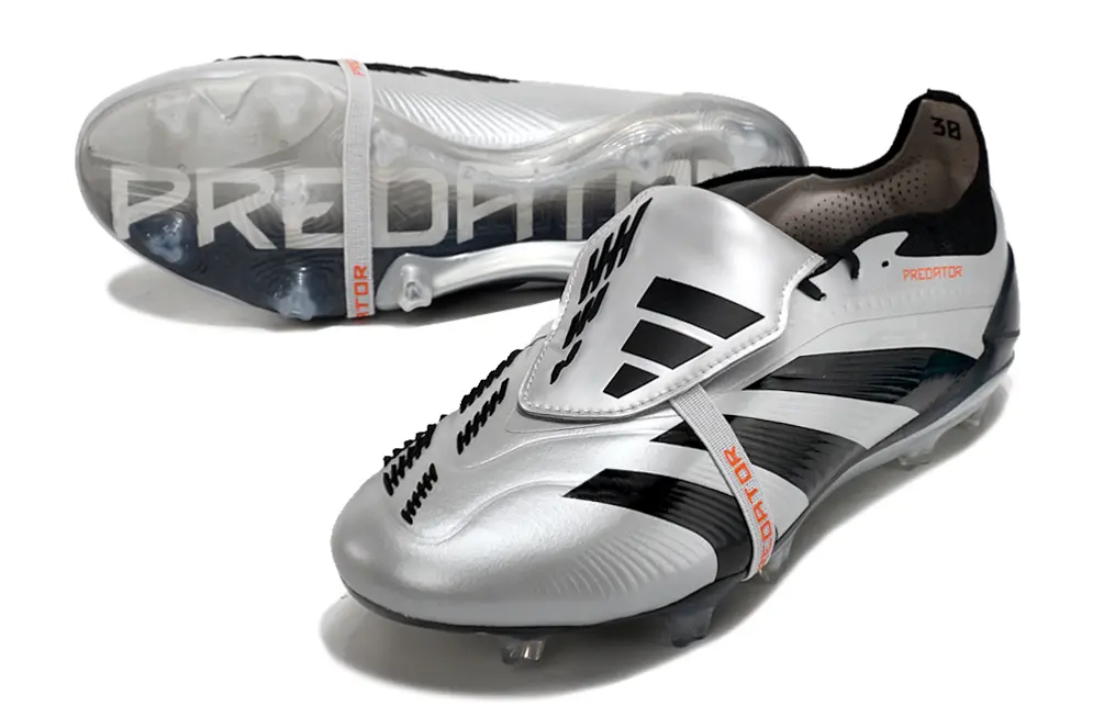 Adidas Predator Elite Foldover Tongue FG - Silver/Black/White