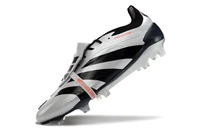 Adidas Predator Elite Foldover Tongue FG - Silver/Black/White