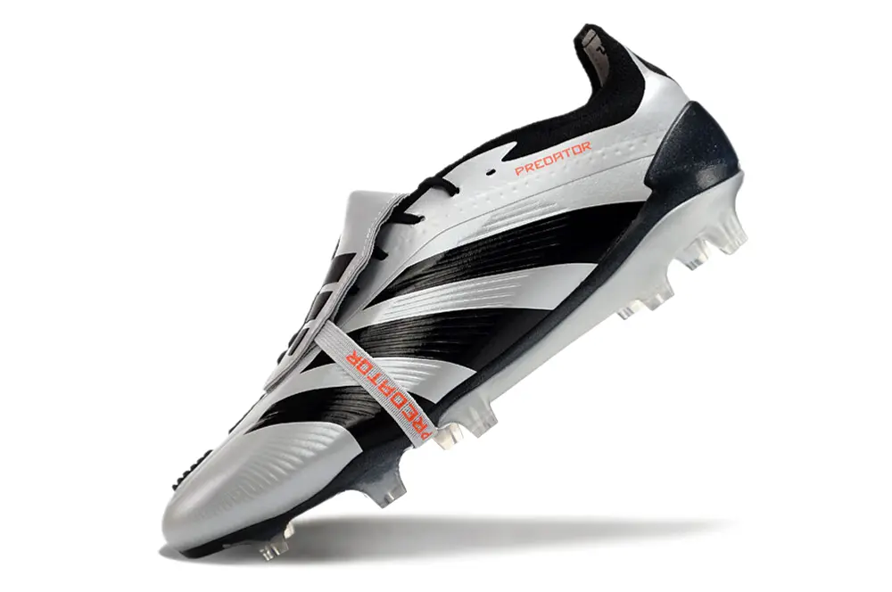 Adidas Predator Elite Foldover Tongue FG - Silver/Black/White