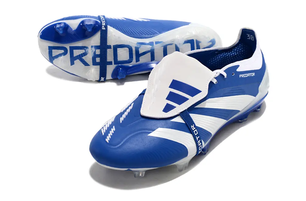 Adidas Predator Elite Foldover Tongue FG - Blue/Bright Blue/White