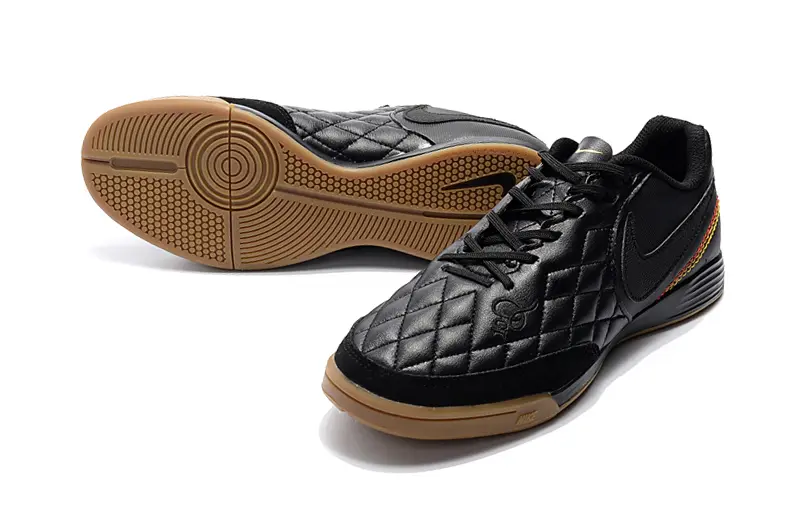Nike Tiempo Ligera IV 10R IC - Black/Midnight Black/Gum Sole