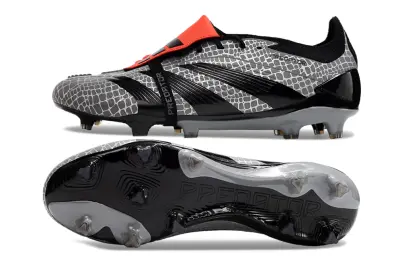 Adidas Predator Elite Foldover Tongue FG - Gray/Black/Red