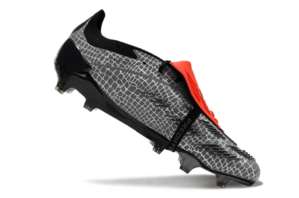 Adidas Predator Elite Foldover Tongue FG - Gray/Black/Red