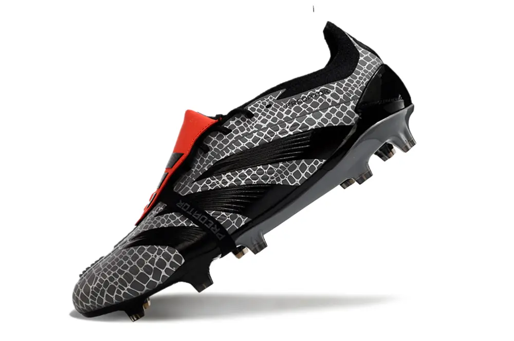 Adidas Predator Elite Foldover Tongue FG - Gray/Black/Red