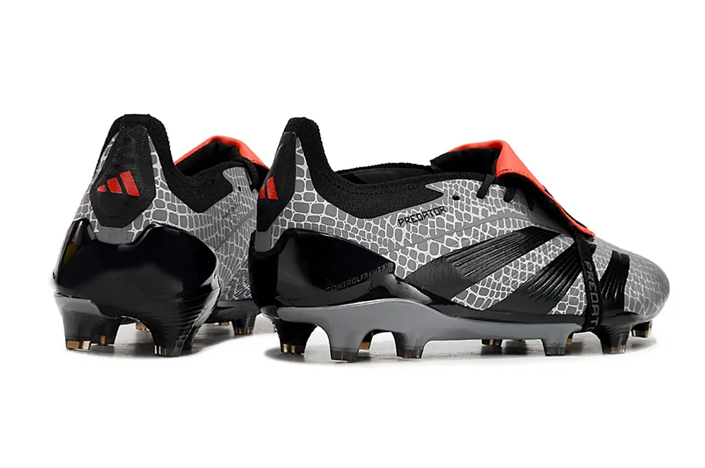 Adidas Predator Elite Foldover Tongue FG - Gray/Black/Red