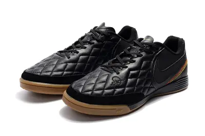 Nike Tiempo Ligera IV 10R IC - Black/Midnight Black/Gum Sole