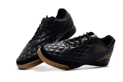 Nike Tiempo Ligera IV 10R IC - Black/Midnight Black/Gum Sole