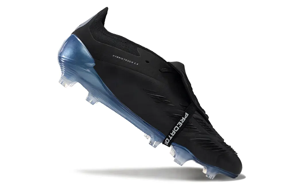 Adidas Predator Elite Foldover Tongue FG - Black/Silver/Blue