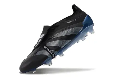 Adidas Predator Elite Foldover Tongue FG - Black/Silver/Blue