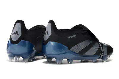 Adidas Predator Elite Foldover Tongue FG - Black/Silver/Blue