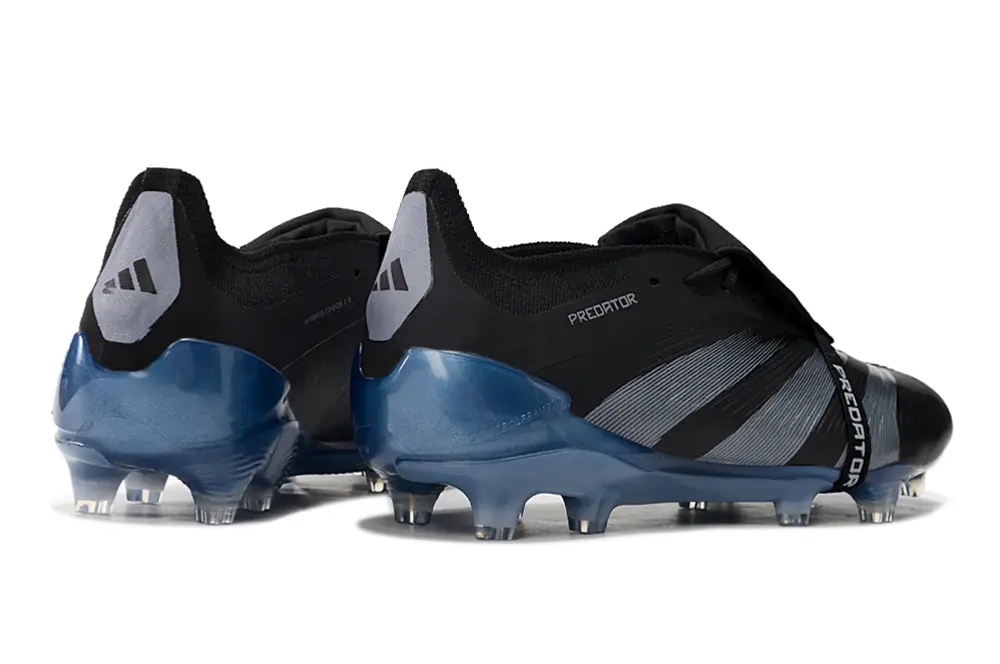 Adidas Predator Elite Foldover Tongue FG - Black/Silver/Blue