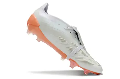 Adidas Predator Elite Foldover Tongue FG - White/Peach Mist/Sunset Coral
