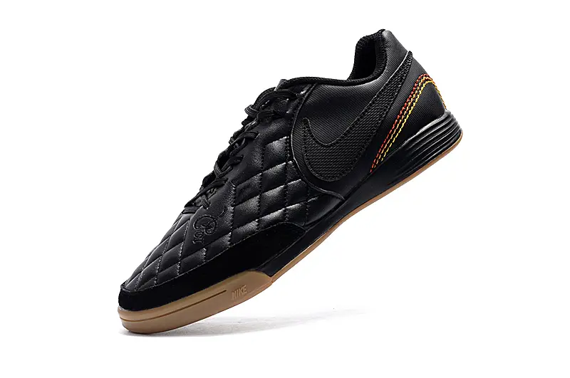 Nike Tiempo Ligera IV 10R IC - Black/Midnight Black/Gum Sole