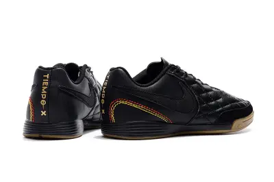 Nike Tiempo Ligera IV 10R IC - Black/Midnight Black/Gum Sole