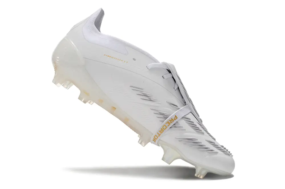 Adidas Predator Elite Foldover Tongue FG - White/Metallic Gold/Black