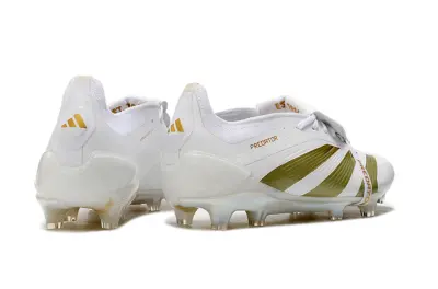 Adidas Predator Elite Foldover Tongue FG - White/Metallic Gold/Black