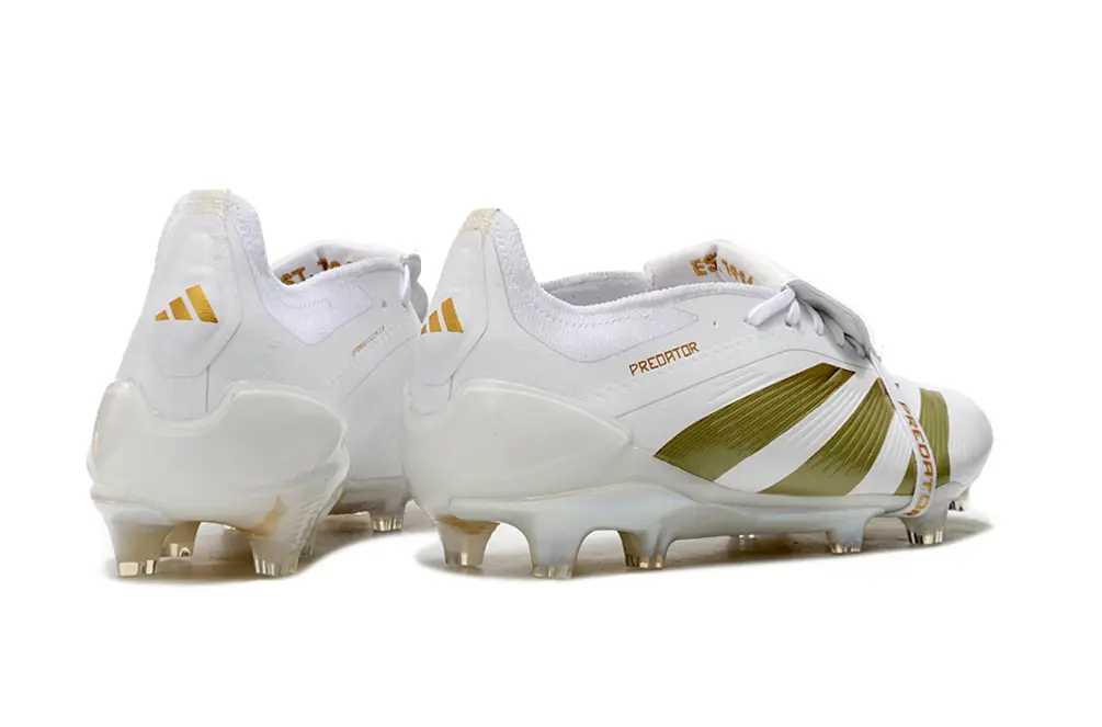 Adidas Predator Elite Foldover Tongue FG - White/Metallic Gold/Black