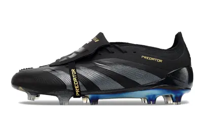 Adidas Predator Elite Foldover Tongue FG - Black/Midnight Black/Sleek Silver